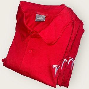 New Tesla polo shirts
